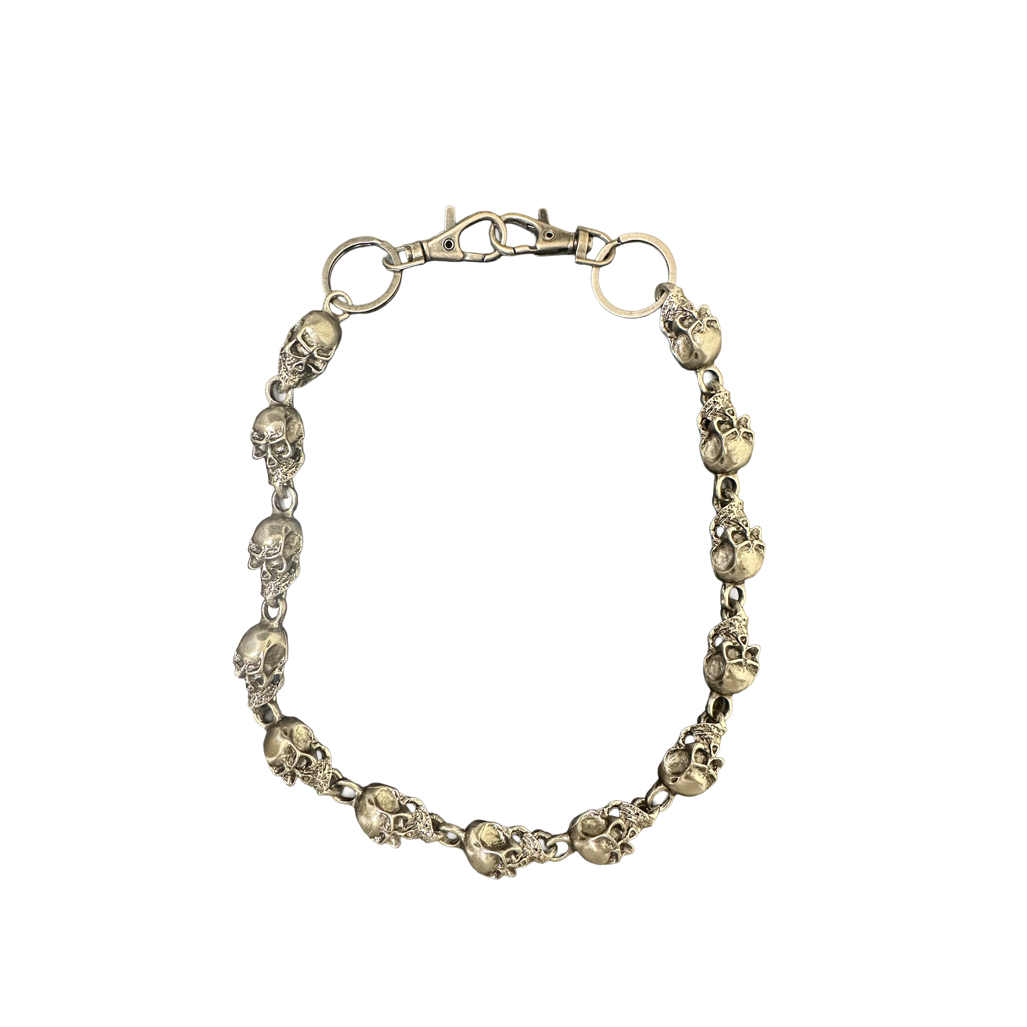 Mixed Emotion ‘Skull’ Jean Keychain Mixed Emotion ‘Skull’ Jean Keychain