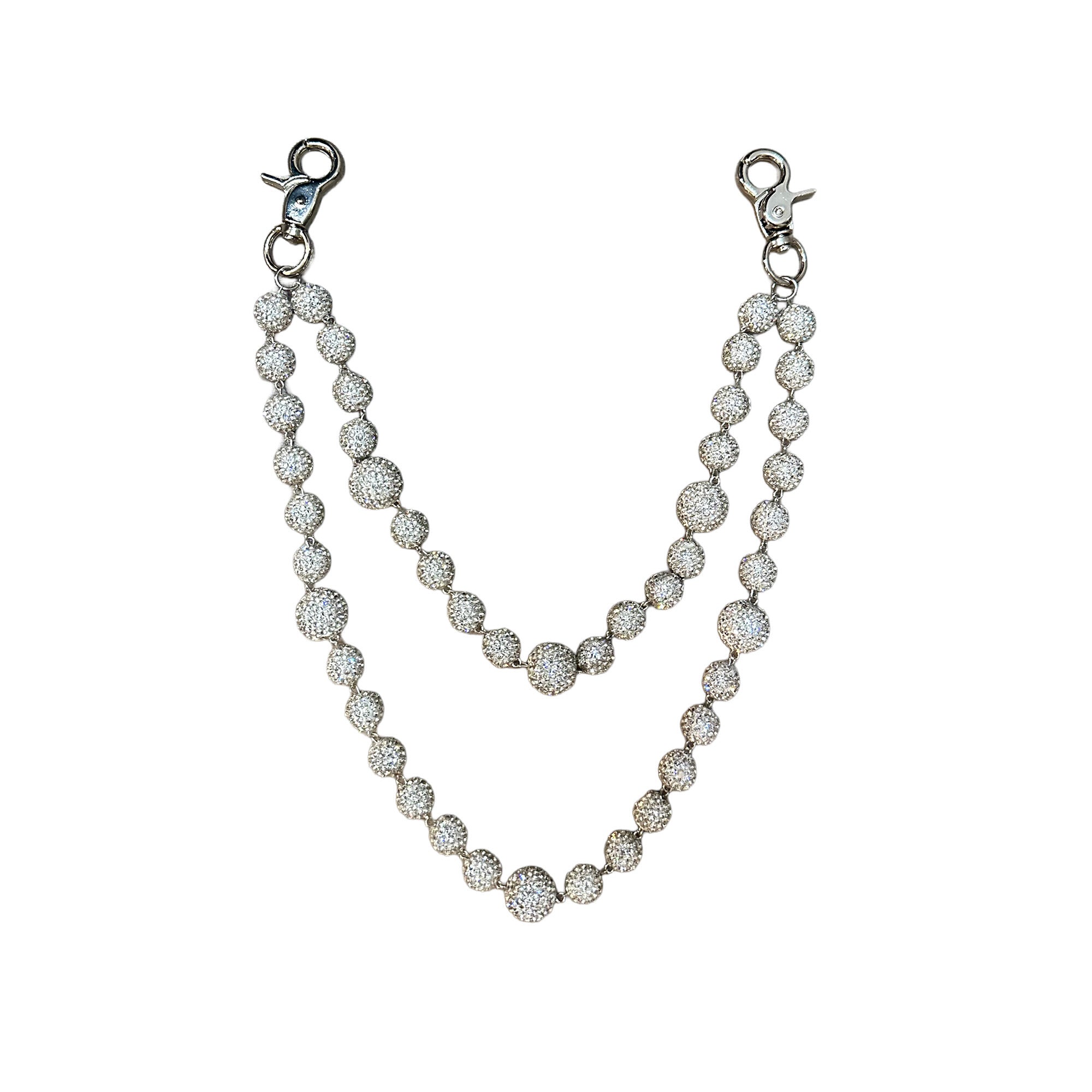 Mixed Emotion ‘Crystal’ Jean Key Chain Mixed Emotion ‘Crystal’ Jean Key Chain