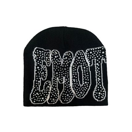 Mixed Emotion Red ‘Rhinestones’ Beanie