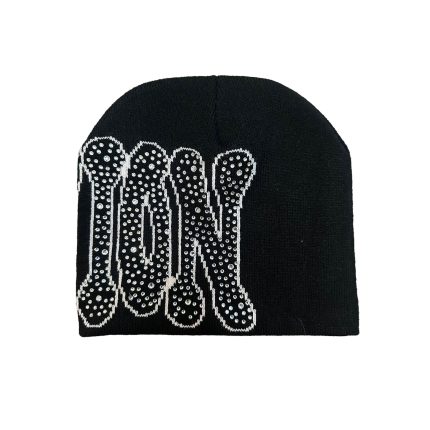 Mixed Emotion Black ‘Rhinestone’ Beanie