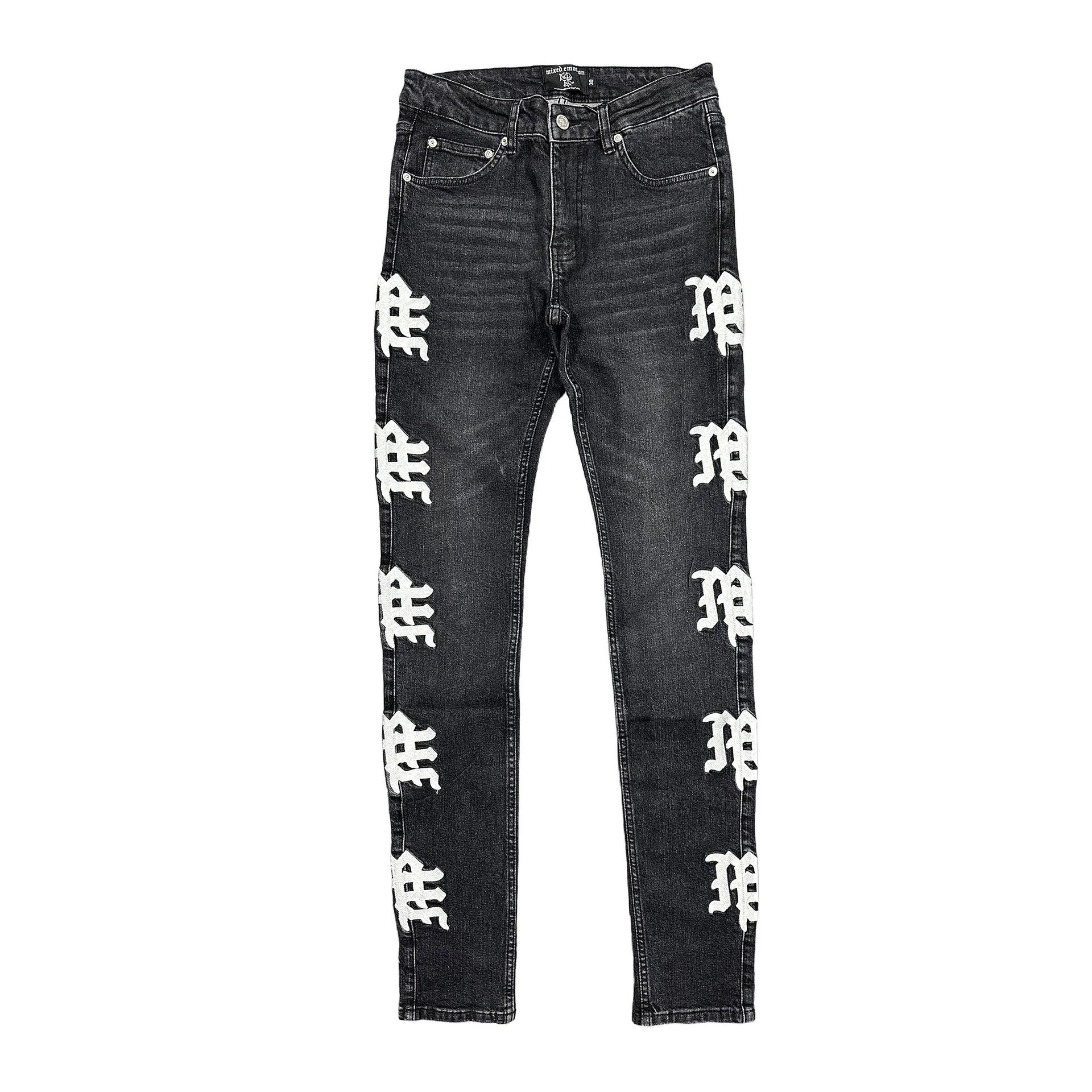 Mixe Demotion Monogram Denim Black Wash Mixe Demotion Monogram Denim Black Wash