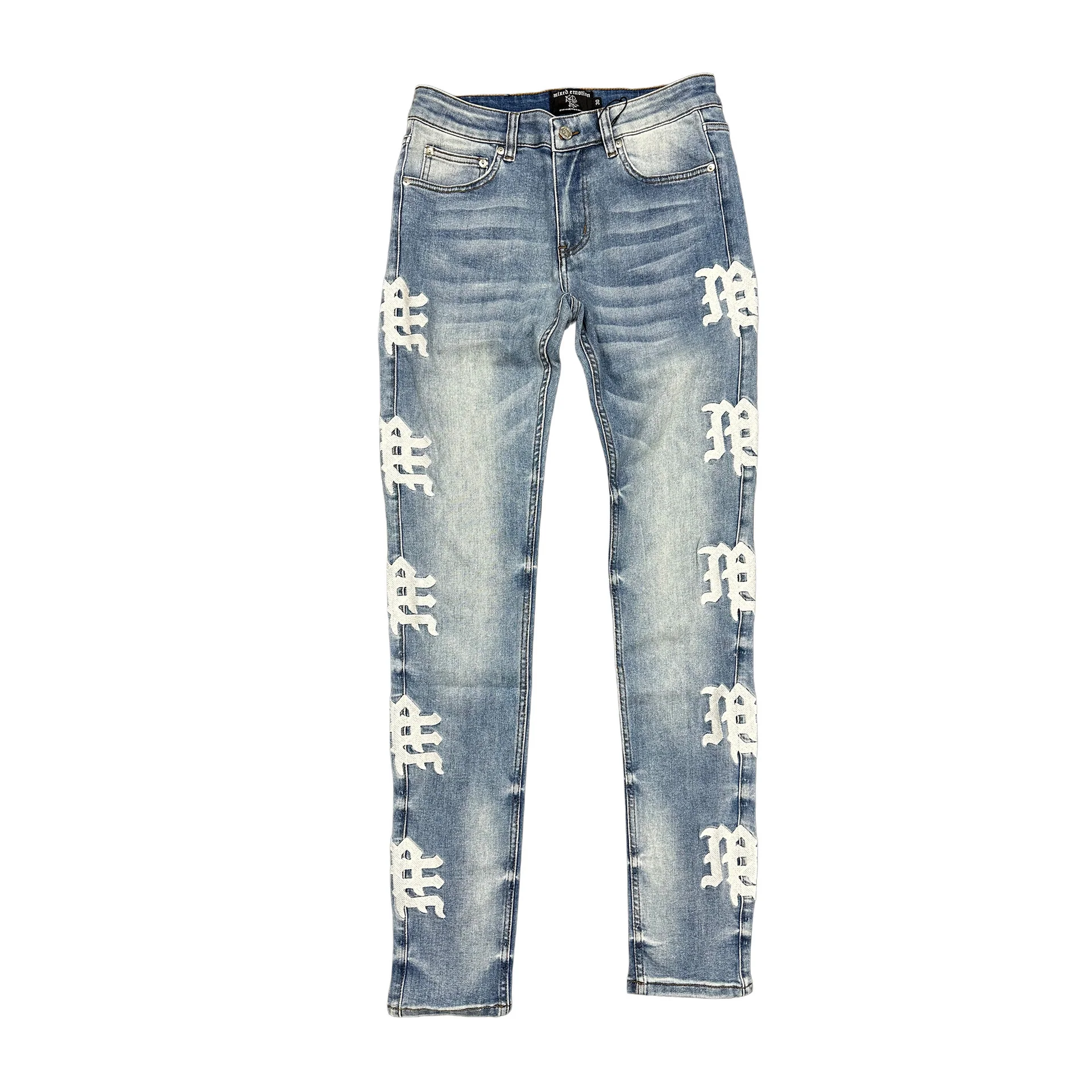 Mixe Demotion Monogram Denim Blue Wash Mixe Demotion Monogram Denim Blue Wash