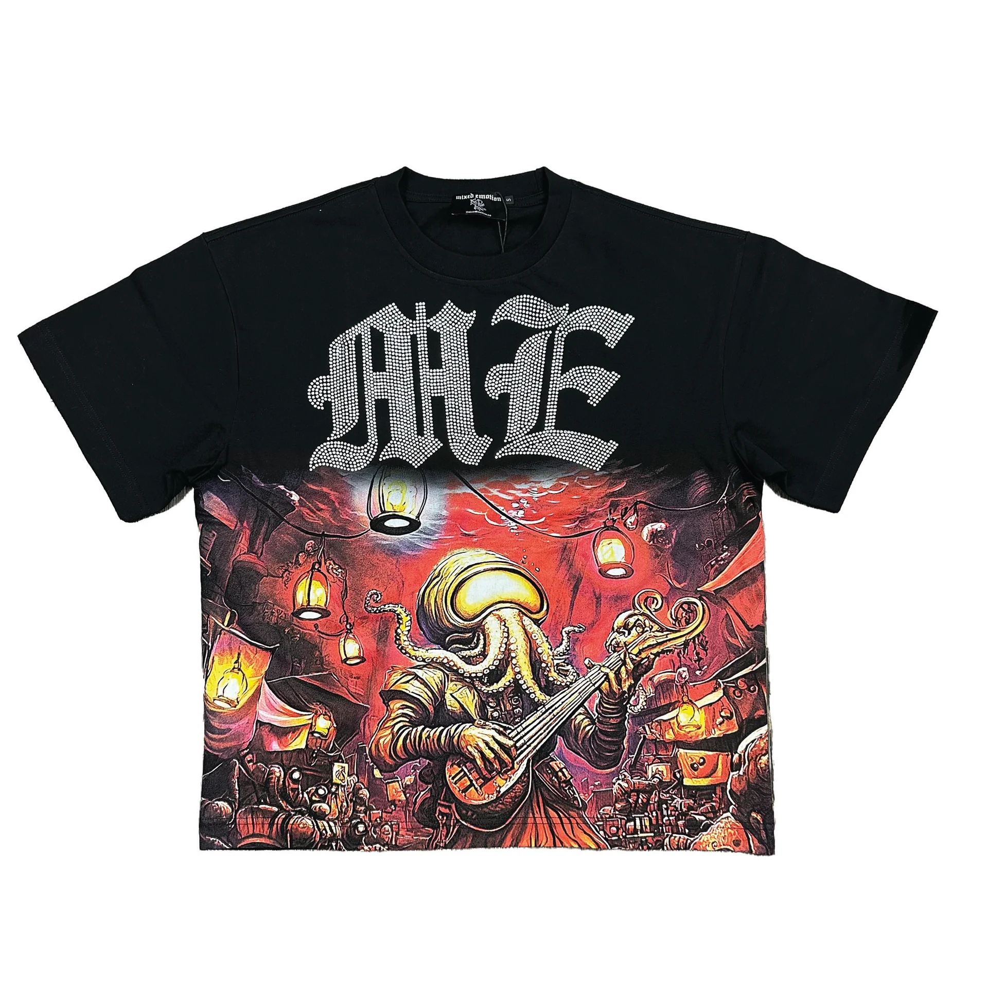 Mixe Demotion Octopus Rhinestone Tee
