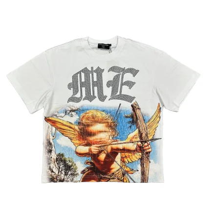 Mixe Demotion White Angel Rhinestone Tee