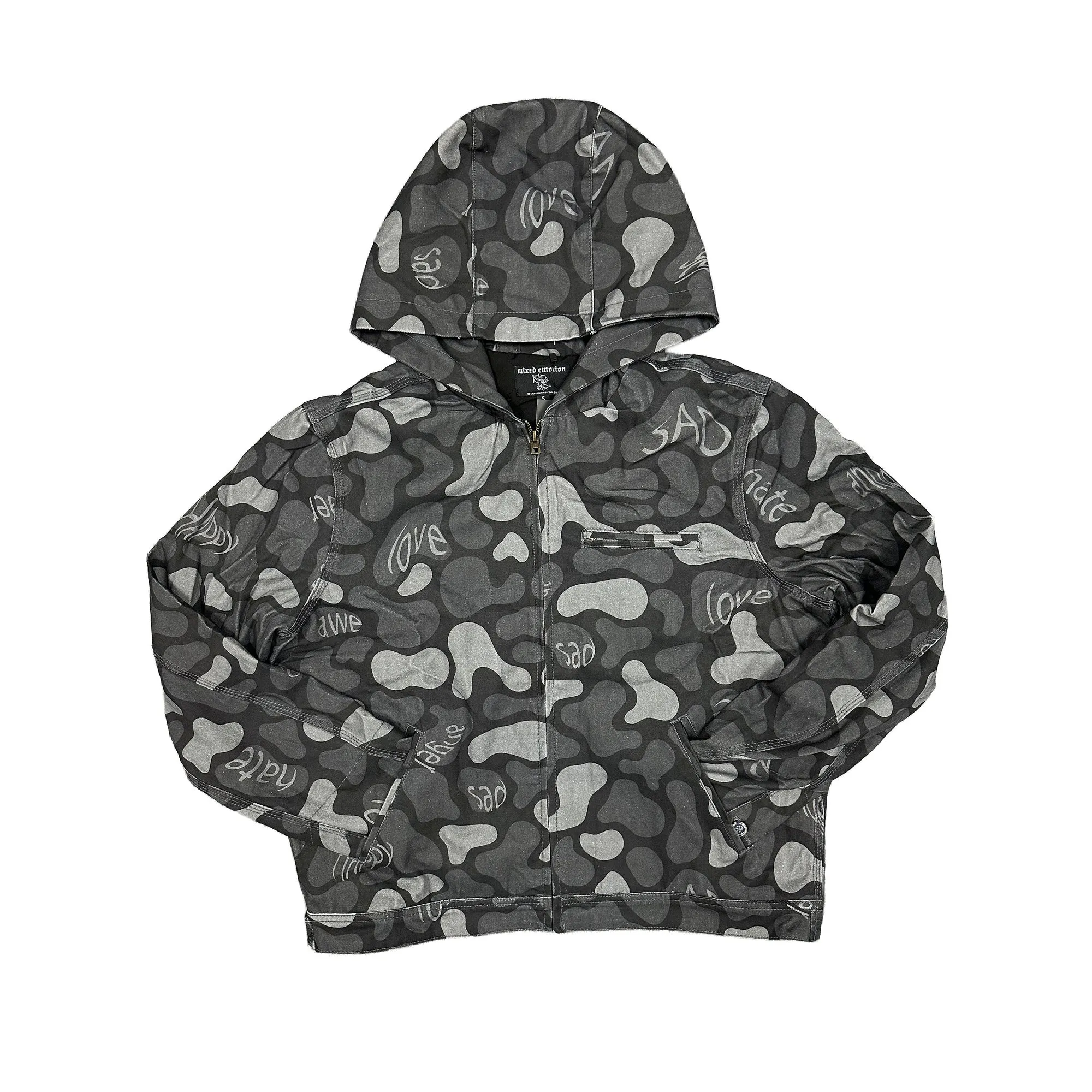 Mixed Emotional Brand Carpenter Black Hoodie Mixed Emotional Brand Carpenter Black Hoodie