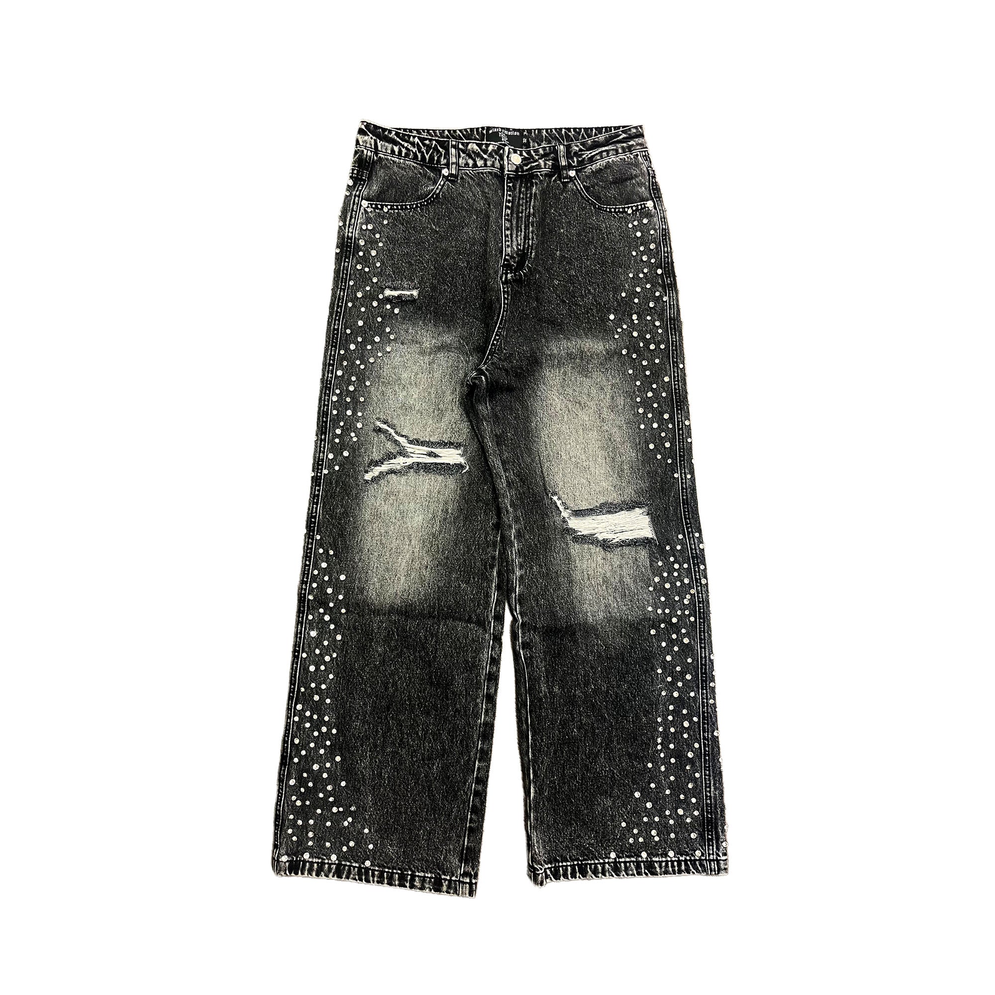 Mixed Emotions ‘Stone’ Baggy Jeans Mixed Emotions ‘Stone’ Baggy Jeans