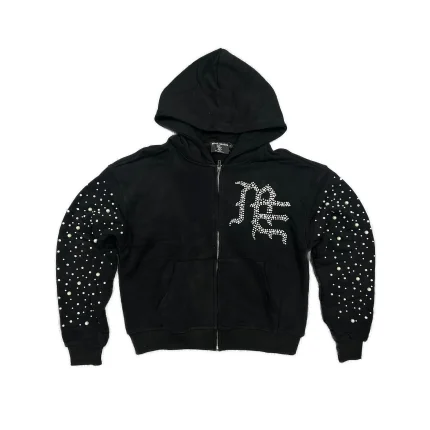 Mixed Emotional Brand Black Pearl Hoodie