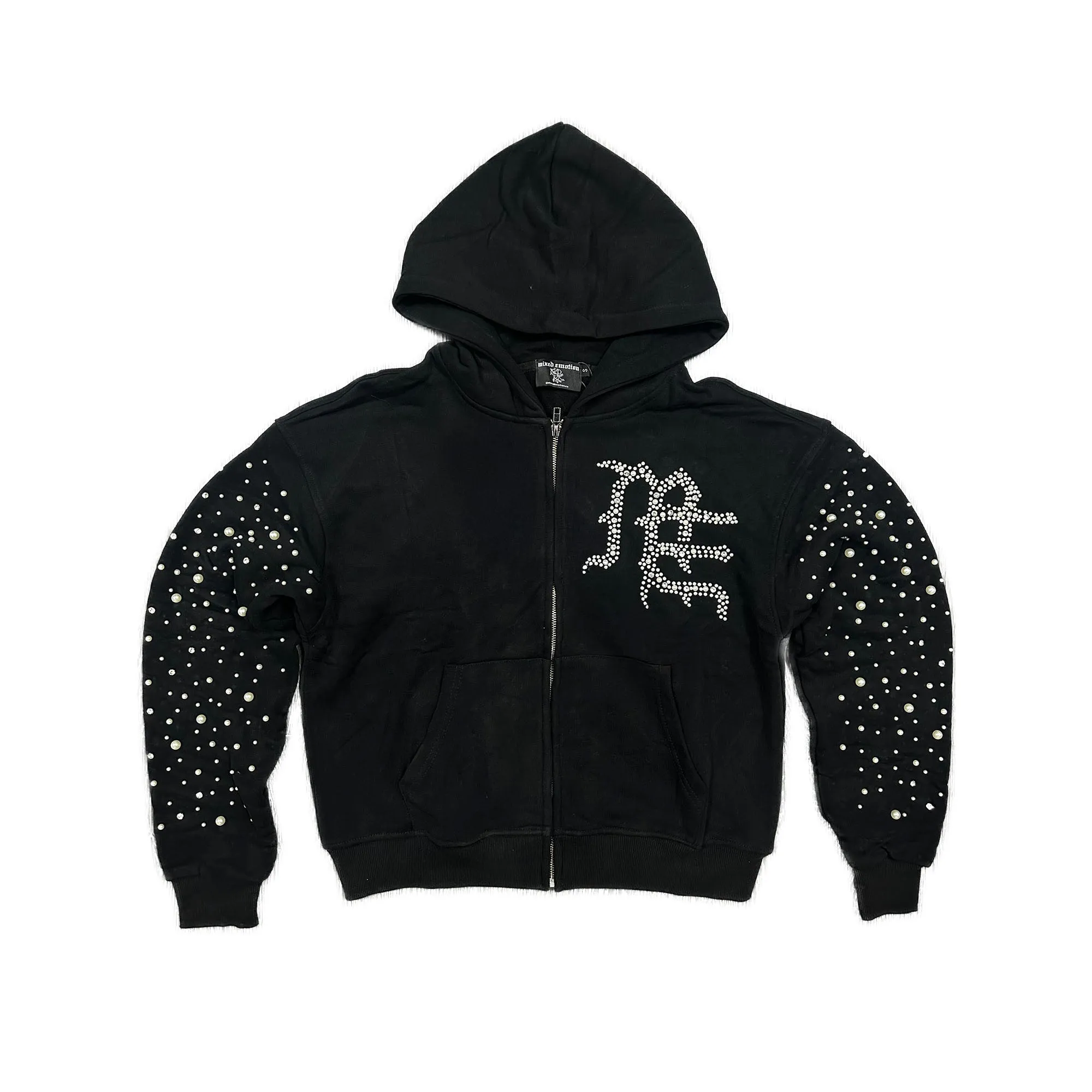Mixed Emotional Brand Black Pearl Hoodie Mixed Emotional Brand Black Pearl Hoodie