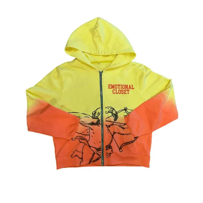 Mixed Emotional Brand Closet Ombre Hoodie Mixed Emotional Brand Closet Ombre Hoodie