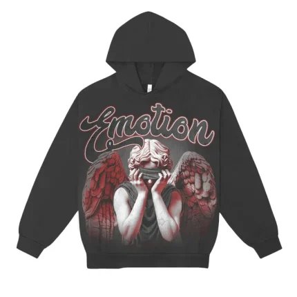 Mixed Emotional Brand Black Blinded Hoodie