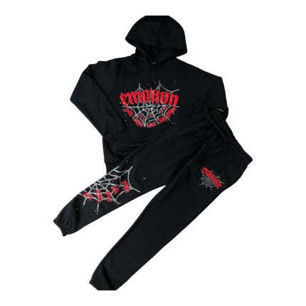 Mixed Emotional Brand Spiderweb Tracksuit