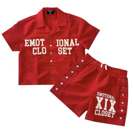 Mixed Emotions Backyard Nylon Short Set