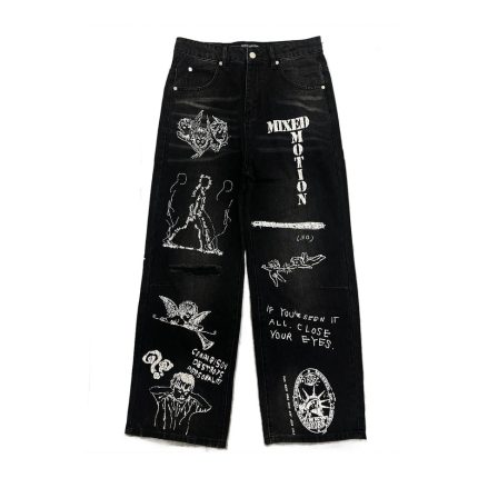 Mixed Emotions Black Canvas Denim