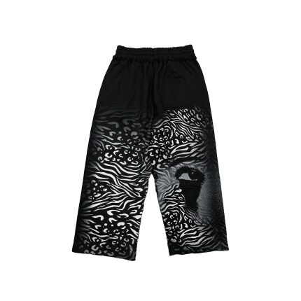 Mixed Emotions Black Striped Sweatpants