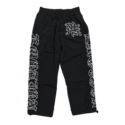 Mixed Emotions Me Rhinestone Nylon Pants