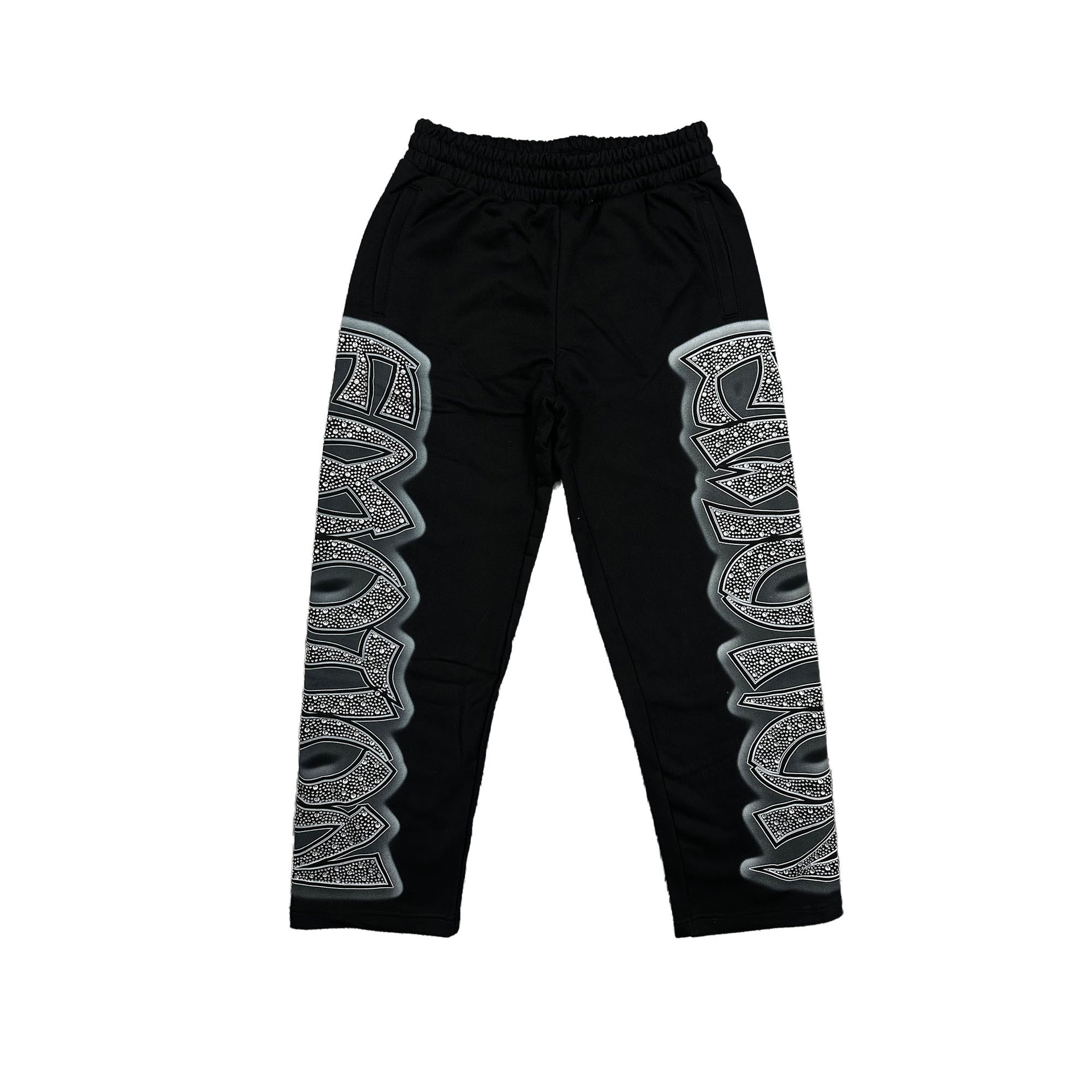 Mixed Emotions Midnight Rhinestone Sweatpants Mixed Emotions Midnight Rhinestone Sweatpants